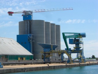 Строительство зернового терминала в Фос-сюр-Мер.