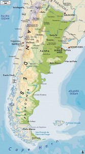 Карта Аргентины. Фото: mapsfinder.ru